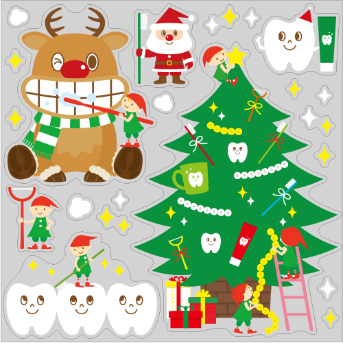 【VP】小人のハミガキ クリスマスツリー