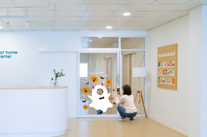 フォトスポットお化け